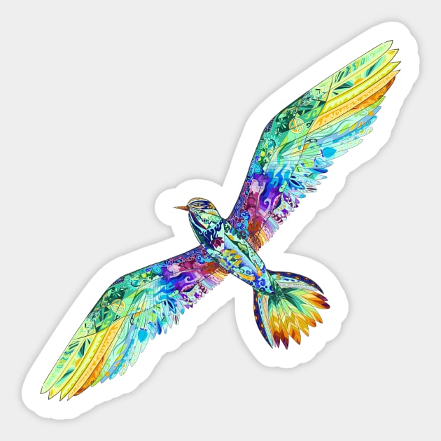 Flying Bird Sticker by Seraphine